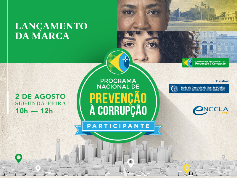 Marca do Programa Nacional de Prevenção à Corrupção será lançada dia 2