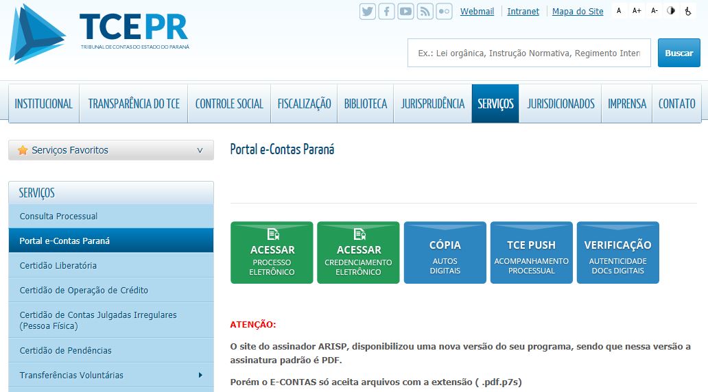 TCE-PR aprimora o Portal e-Contas Paran para a captao mais detalhada de dados