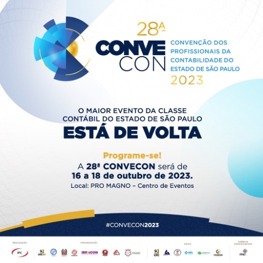 Programe-se 28 CONVECON, maior evento contbil do Estado de So Paulo ser em outubro de 2023